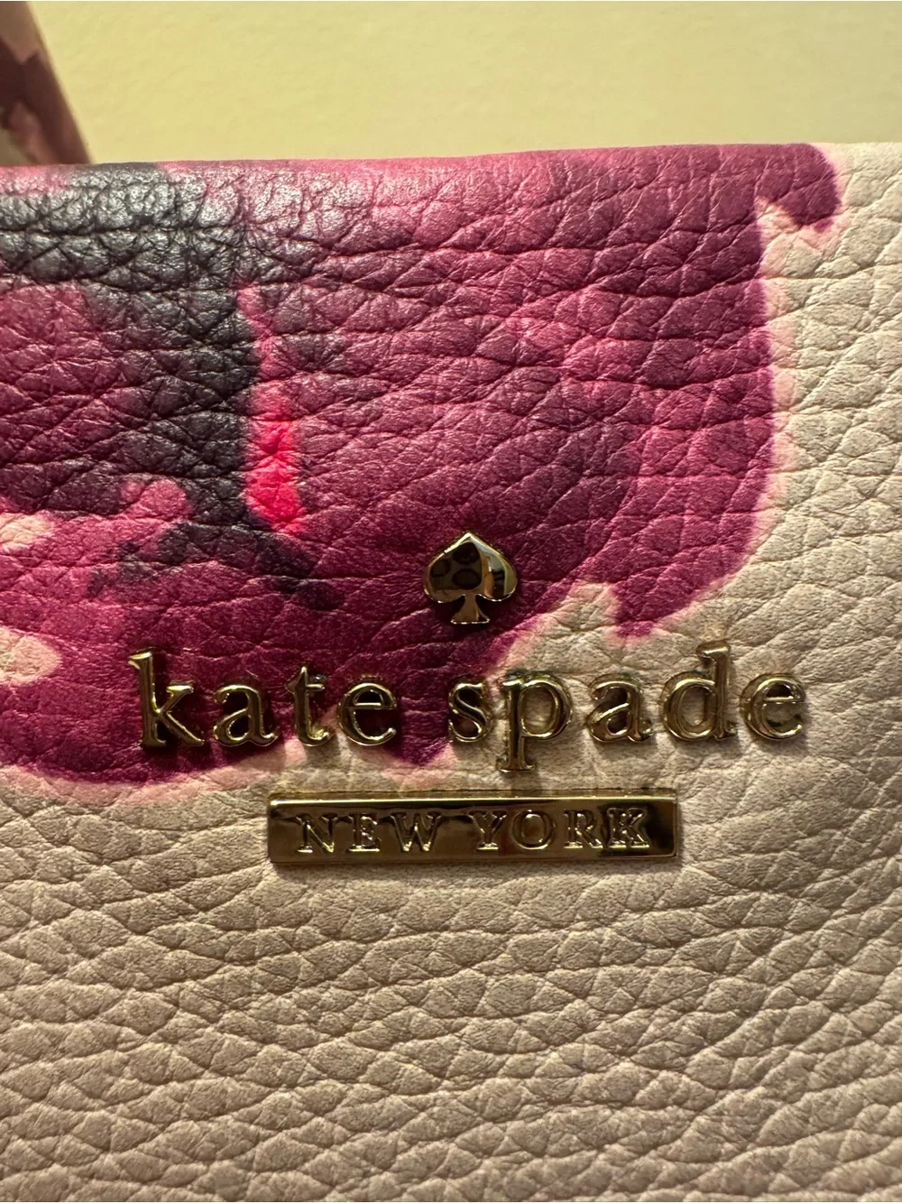 Kate Spade Emerson Place Roses Olivera Satchel Plum Dawn